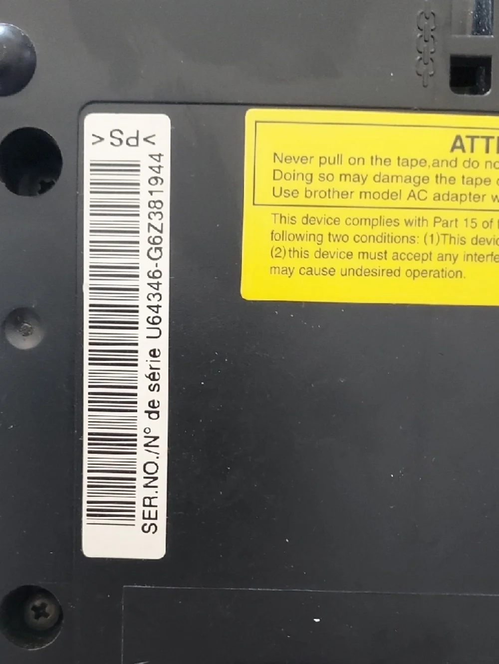 Brother P Touch Label Maker Uses TZe Tape